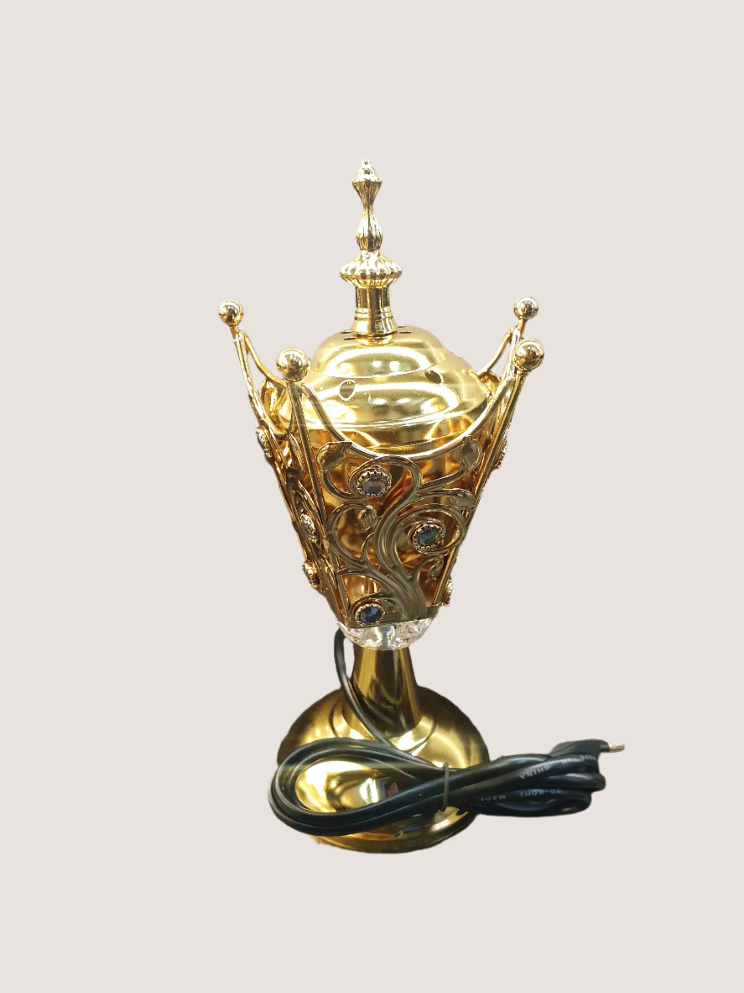 Exclusive Electrical Bakhoor Burner 1045 -Golden - Image 2